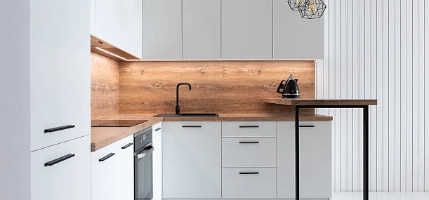 Кухонные фасады с матовым и ультраматовым эффектом для современных гарнитуров.